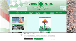 Desktop Screenshot of croceverdelucca.it